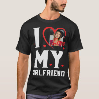 I Liebe meines GF individuell anpassbar T-Shirt