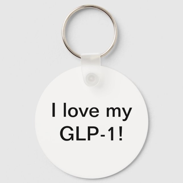 I Liebe meines GLP-1 Schlüsselanhänger (Vorderseite)
