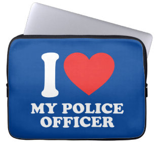 I Liebe meines Polizeibeamten Laptopschutzhülle