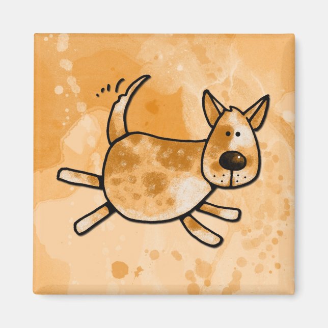 I Liebe meines Rothaals Magnet (Vorne)