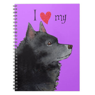 I Liebe meines Schipperke Notizblock