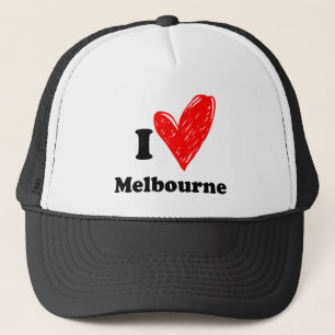 I Liebe Melbourne Truckerkappe
