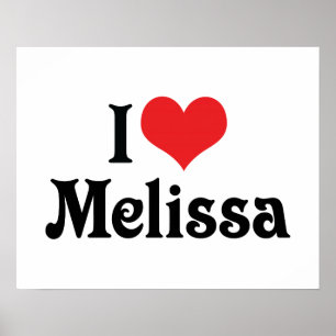 I Liebe Melissa Poster