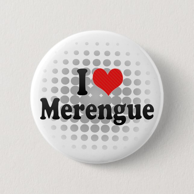 I Liebe Merengue Button (Vorderseite)