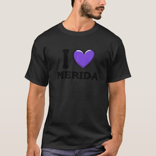I Liebe Merida Mexiko 5 T-Shirt (Vorderseite)