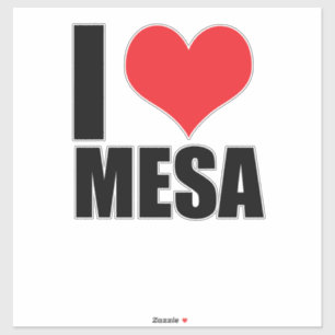 I Liebe Mesa Aufkleber