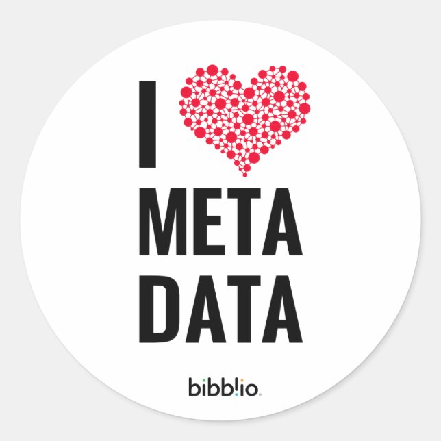 I Liebe Metadata Round Stickers (Blatt 20) (Vorderseite)
