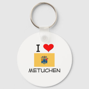 I Liebe Metuchen New Jersey Schlüsselanhänger