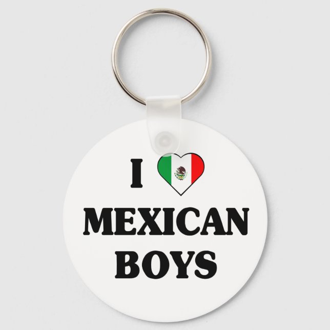 I Liebe Mexican Boys Schlüsselanhänger (Vorderseite)