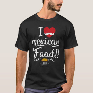 I Liebe Mexiko Food T Shirt Funny Cooking T-Shirt