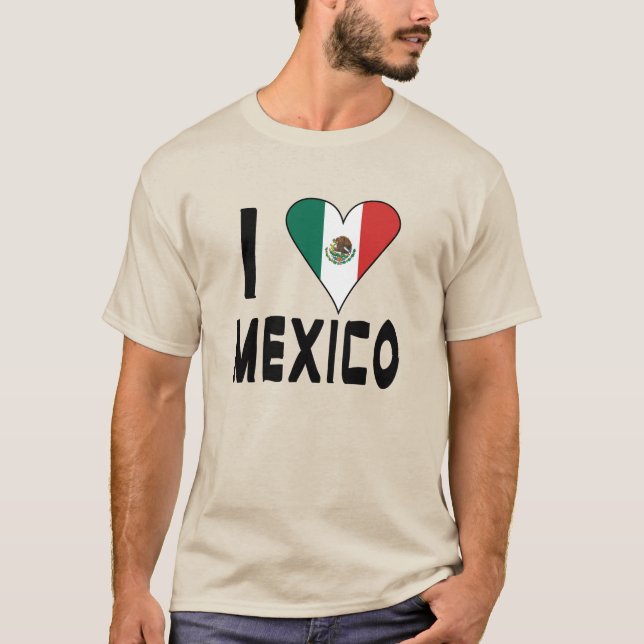 I Liebe Mexiko T-Shirt (Vorderseite)