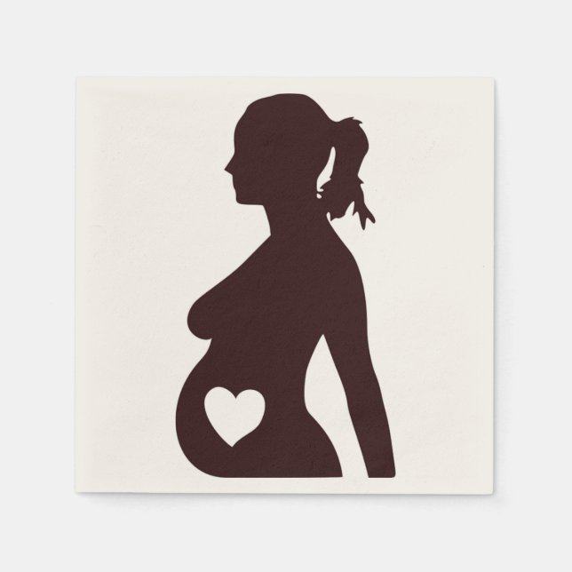 I LIEBE MEY BABY SERVIETTE (Vorderseite)