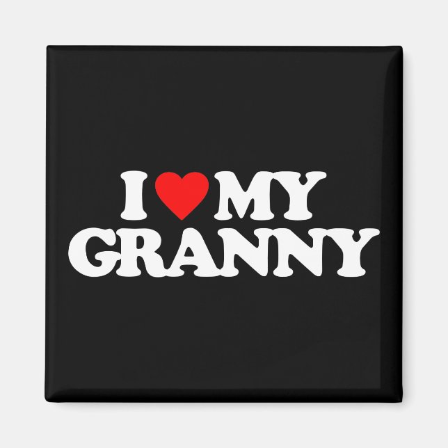 I LIEBE MEY GRANNY MAGNET (Vorne)