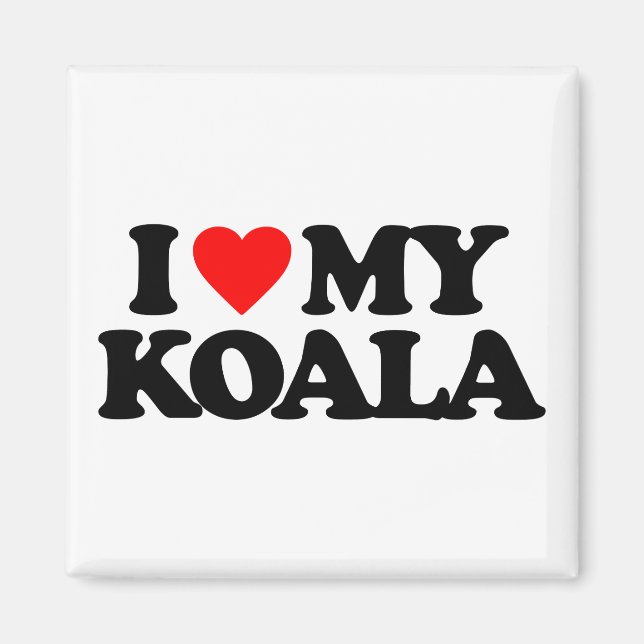 I LIEBE MEY KOALA MAGNET (Vorne)
