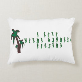 I Liebe Miami Gardens Florida Dekokissen