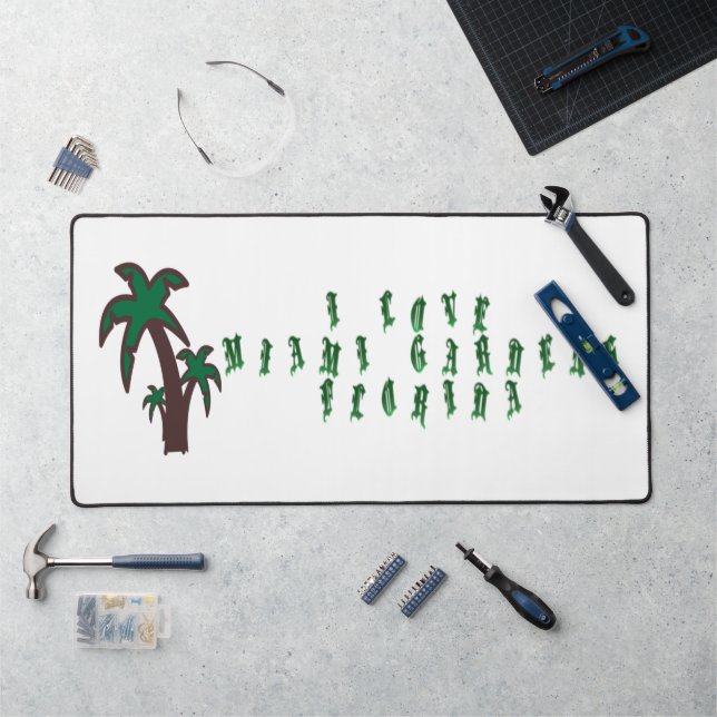 I Liebe Miami Gardens Florida Schreibtischunterlage (Arbeitsplatz)