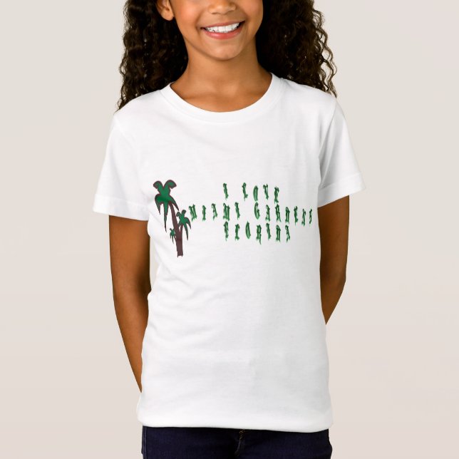 I Liebe Miami Gardens Florida T-Shirt (Vorderseite)