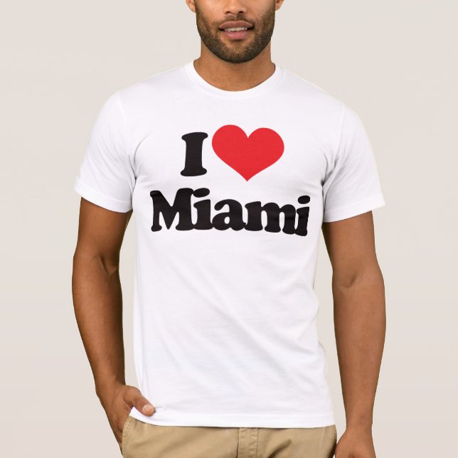 I Liebe Miami T-Shirt (Vorderseite)