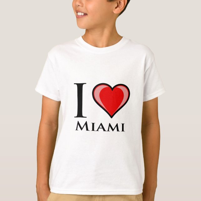 I Liebe Miami T-Shirt (Vorderseite)