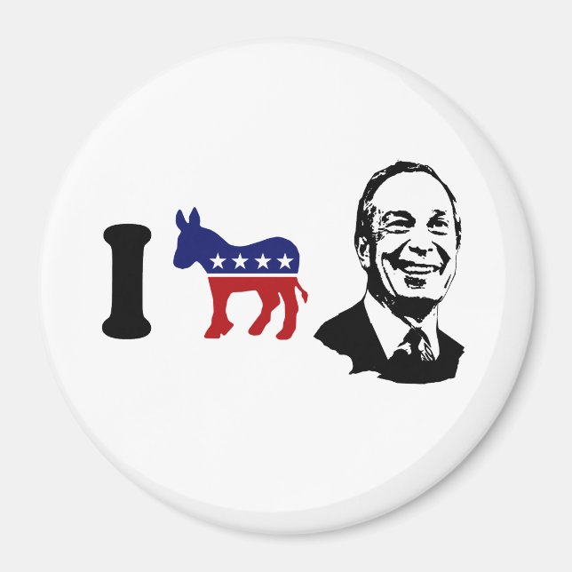 I Liebe Michael Bloomberg Magnet (Vorne)