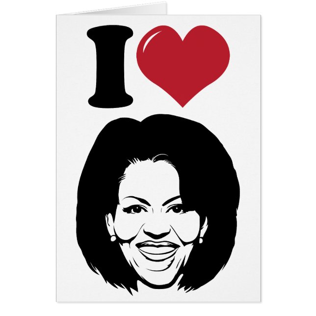 I Liebe Michelle Obama (Vorne)