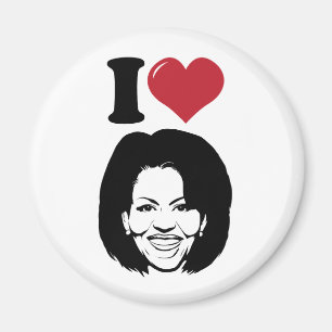 I Liebe Michelle Obama Magnet