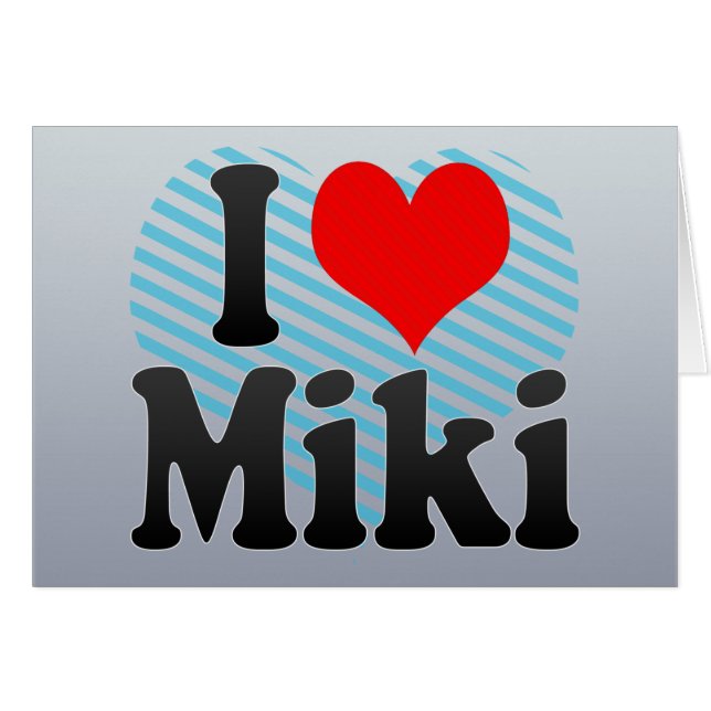 I Liebe Miki, Japan (Vorderseite (Horizontal))