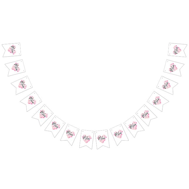 I Liebe Mila Wimpelkette (Alle)