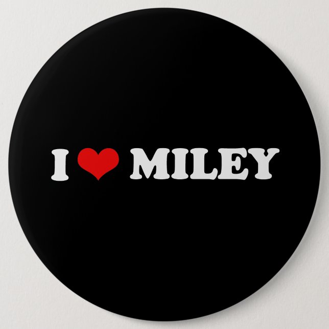 I LIEBE MILEY BUTTON (Vorderseite)