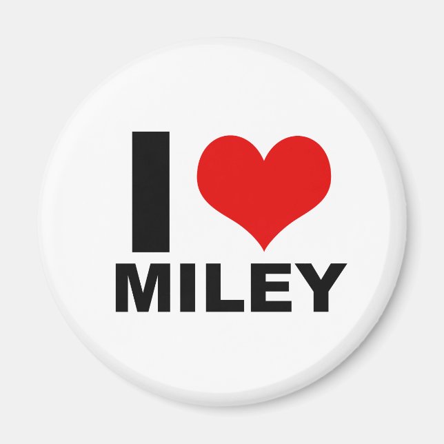 I Liebe Miley (Magnet) Magnet (Vorne)