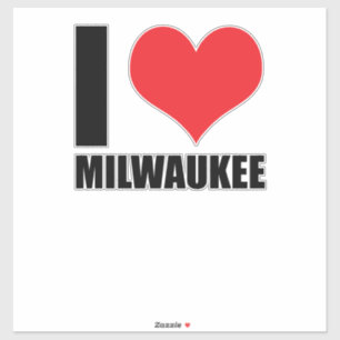 I Liebe Milwaukee Aufkleber