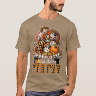 I Liebe Mimi Kariert Truck Bauer Pumpkin Gewürz T-Shirt