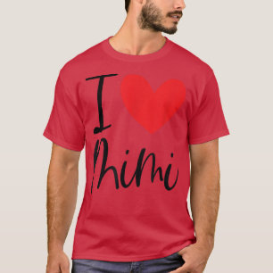 I Liebe Mimi Name Personalisiert Girl BESTE FREUND T-Shirt
