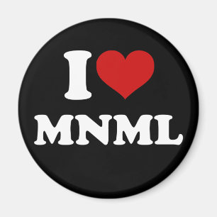 I Liebe Minimal Magnet