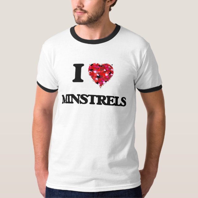 I Liebe-Minnesänger T-Shirt (Vorderseite)