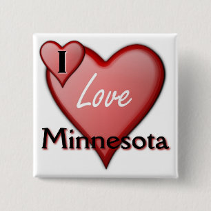 I Liebe Minnesota Button