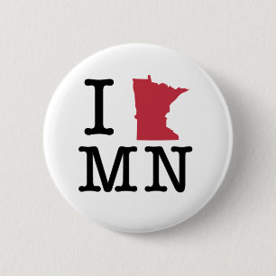 I Liebe Minnesota Button