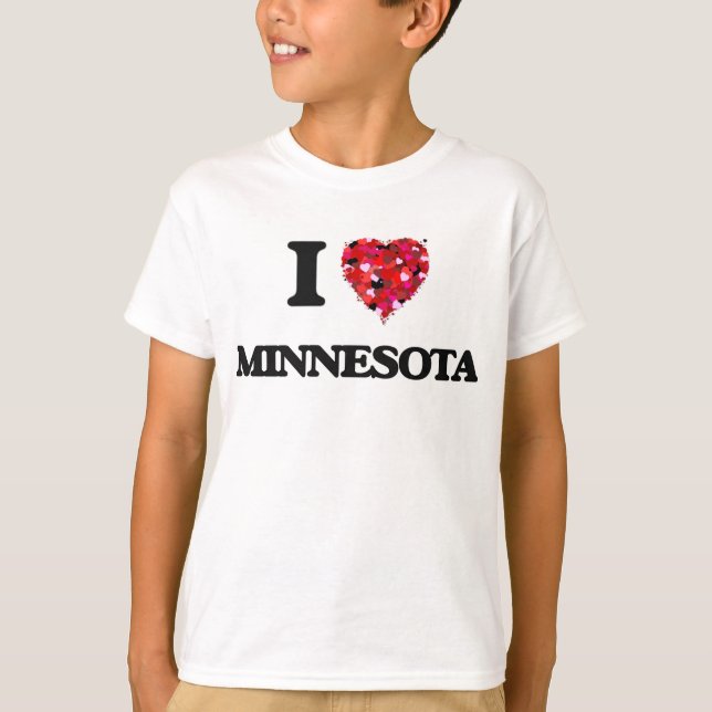 I Liebe Minnesota T-Shirt (Vorderseite)