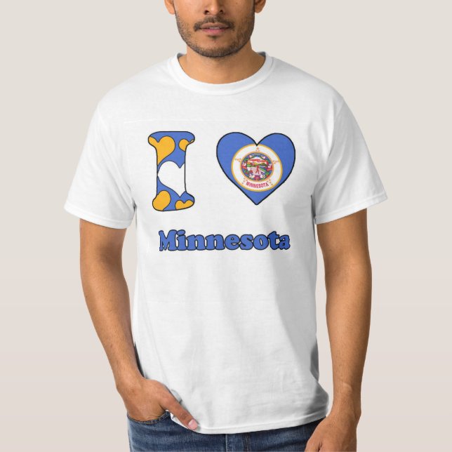 I Liebe Minnesota T-Shirt (Vorderseite)