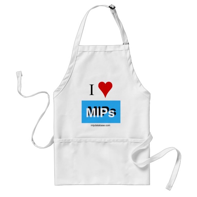 I Liebe MIP-Schürze Schürze (Vorne)