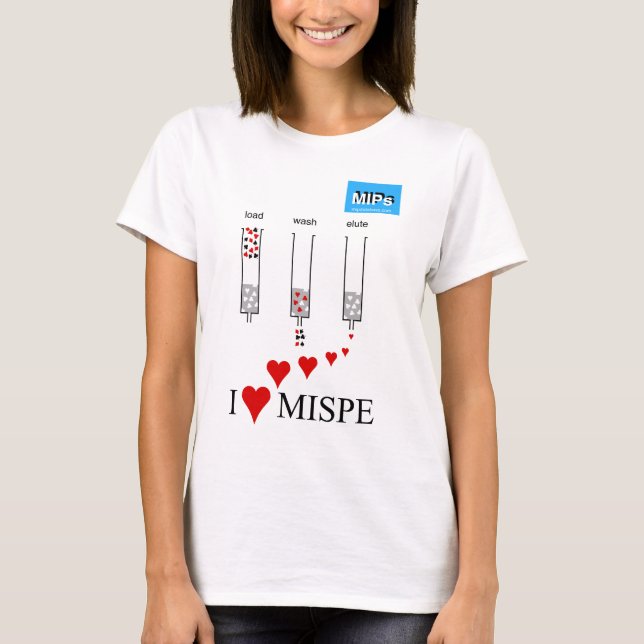 I Liebe MISPE der T - Shirt Frauen (Vorderseite)