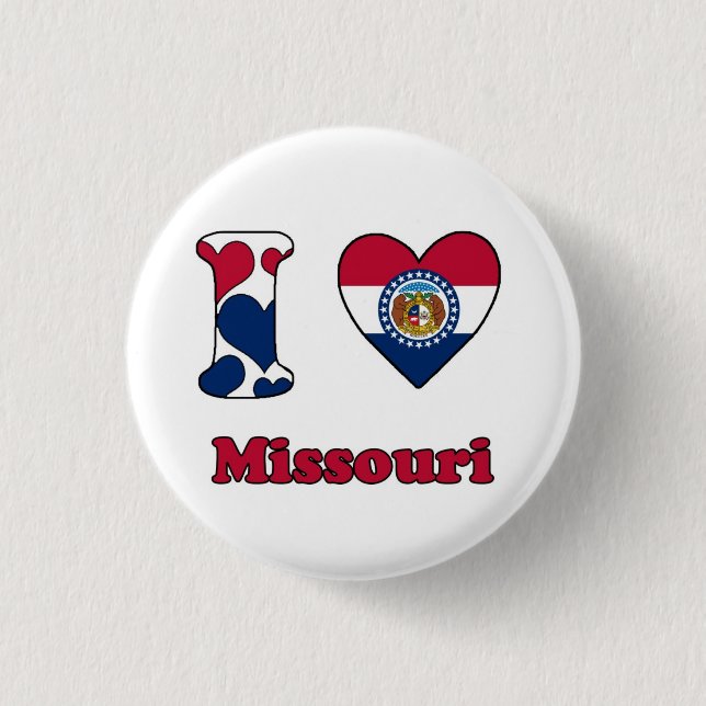 I Liebe Missouri Button (Vorderseite)