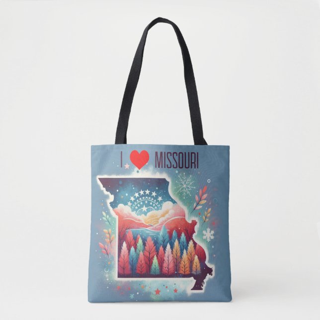 I Liebe Missouri Tasche (Vorderseite)