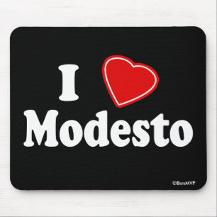 I Liebe Modesto Mousepad