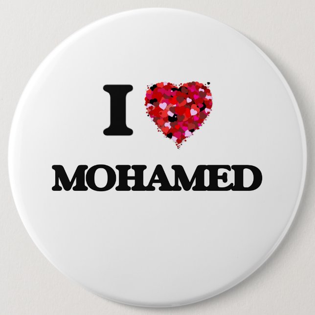 I Liebe Mohamed Button (Vorderseite)
