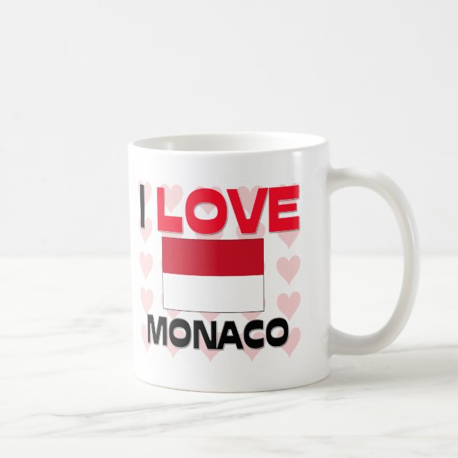 I Liebe Monaco Kaffeetasse (Rechts)