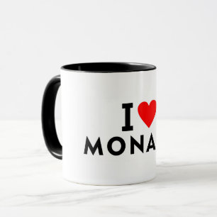 I Liebe Monaco Land wie Herztourismus Tasse