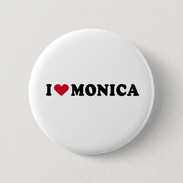 I LIEBE MONICA BUTTON (Vorderseite)
