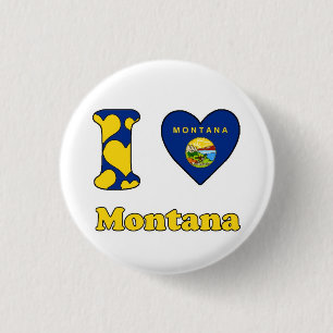 I Liebe Montana Button