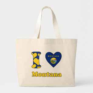 I Liebe Montana Jumbo Stoffbeutel